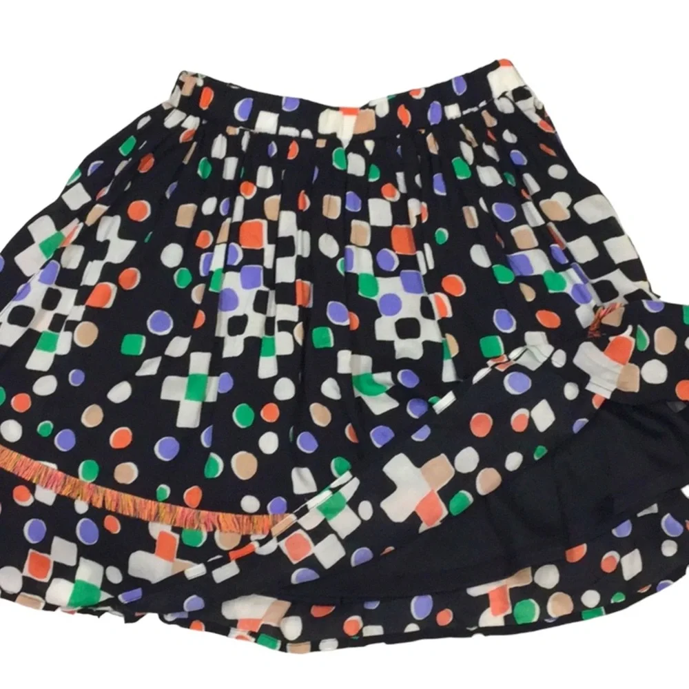KIDPIK sz 14 (X Large) Skirts Bundle (2) Lined Prints Black Multi NWT